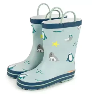 Colorful Custom Kids Rubber Rain Boots with Non Slip Sole Waterproof and Durable Rainwear for Boys and Girls