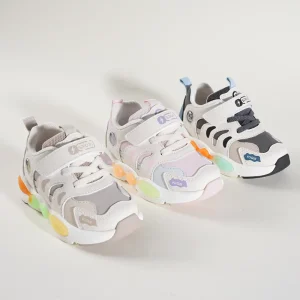Colorful Design Kids Sports Shoes Beautiful Light Weight Sports Shoes for Kids Breathable Custom Children’s Sports Shoe with Led