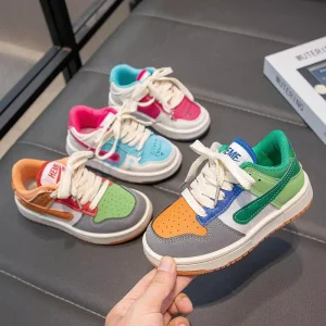 Colorful Kids Casual Shoes China for Boys Rubber Children’s Sports Footwear New Style Fancy Kids Designer Sneakers