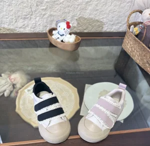 Comfortable Kid Canvas Shoes Casual Pink Children Sneaker Toddler Girls Side Zip Canvas Sneaker Japanese Canvas Shoes