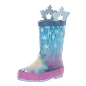 Comfortable Kids Lovely With Easy Handle Rubber Rain Boots Children Footwear Shoes
