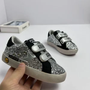 Comfortable Kids Velcro Star Sneakers Soft Sole Little Dirty Shoes for Outdoor Casual Daily Use