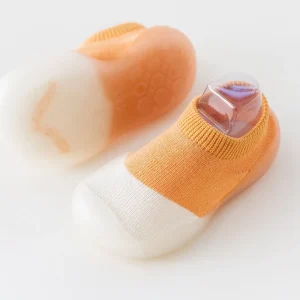 Comfortable Non Slip First Walker Sneakers Indoor Outdoor Use Pastel Baby Shoes Non Slip Sole for Tummy Time
