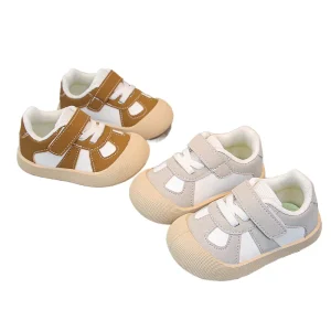 Comfortable Running Casual Sneakers for Boys and Girls Soft Bottom Baby Toddler Shoes with Steady for Velcro
