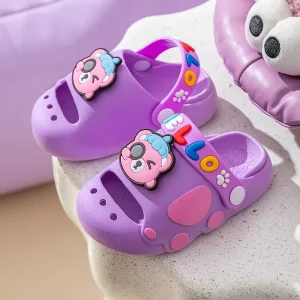 Comfortable Waterproof Lightweight Summer Hotel Use Cute Cartoon Design Kids Slippers & Sandals for Boys and Girls