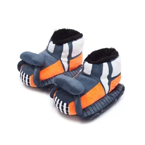 Comfy House Slippers for Adults Lightweight Warm Comfort Soft Cartoon Car Plush Novelty Slippers
