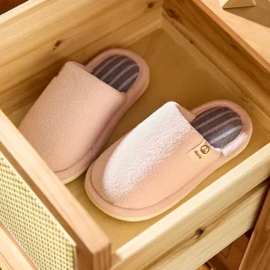 Cotton Shoes for Kids House Slippers Soft Plush Warm Anti Slip Winter Fuzzy House Shoes for Toddler Girls Factory