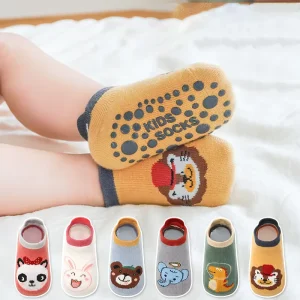 Crib Shoes Cotton Soft Cute Animal Print Toddler Boy Girl First Walkers Baby Sock
