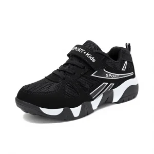 Cross Border Boys’ Shoes 6 12 Years Old Children’s Sneakers Spring Autumn Breathable Wear Resistant Non Slip Velcro Shoes