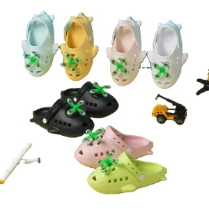 Custom Anti-Slippery Light Weight Aircraft Slippers Slides Sandals Clog Mules for Kids and Ladies