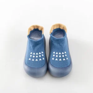 Custom Baby Sock Shoes Toddler Walking Shoes Infant Non-Slip Slippers with Soft Rubber Sole Baby Boys Girls Sneakers