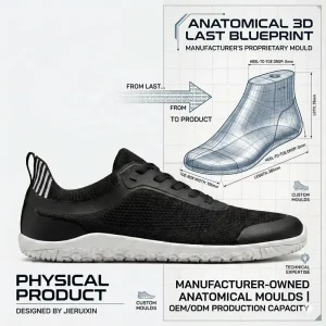 Custom Biomechanical Minimalist Anatomical Foot-Shaped Wide Toe Box Zero Drop Barefoot Shoes Men Women Kids Direct Factory