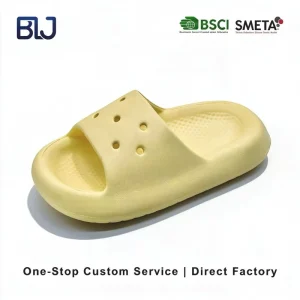 Custom Breathable EVA Kids Pool Slippers With Drainage Holes Lightweight Anti Slip Quick Dry Waterproof Summer For Beach