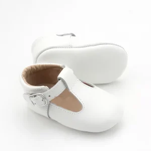 Custom Children Back to School Genuine Leather Uniform Black School Shoes for Boys