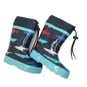 Custom Children Rubber Light Weight Waterproof Shoes Kids Wellington Rain Boots Thick Rain Boots
