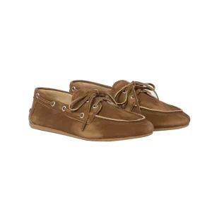 Custom Children Slip on Suede Leather Flats Casual Boat Shoes Plus Big Size Kids Loafer Shoes