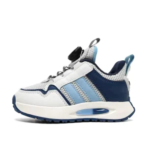 Custom Children Sport Shoes Zapatillas Rotate Button Breathable Mesh Fashion Kids Shoes Boys Sneaker