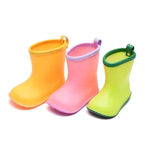 Custom Children’s Animal Print PVC Gumboots Waterproof Toddler Rain Boots with Anti Slippery Feature Price for Babies and Kids