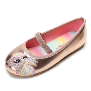 Custom Children’s Princess Shoes Unicorn Cartoon Girl Dance Dress Shoes