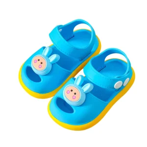 Custom Design Closed Toe T Strap Toddler Little Kid Girls Flats Shoes Sandals