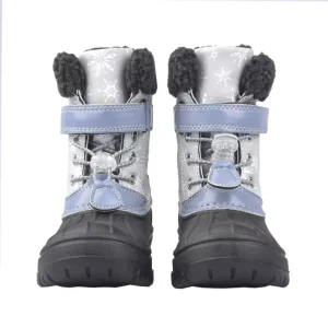 Custom Design Outdoor Anti slip Winter Cold Resistant Warm Lining Water proof Kids Snow Boots