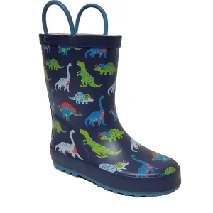 Custom Dinosaur Cartoon Kids Rain Boots Waterproof for Winter Summer Autumn