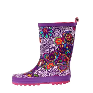 Custom Factory Price Waterproof Rubber Kids Shoes Rain Boots