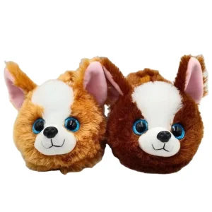 Custom Fashion Cute Plush House Indoor Slippers High Quality Outsole Warm House Lion Slippers for Kids