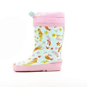 Custom Girls Rain Boots for Kids Fashionable Rubber Waterproof Light Weight Thermal Features for Summer Winter Autumn