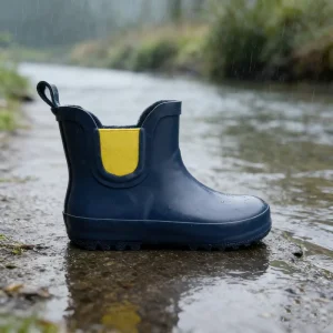 Custom Hard-Wearing Boots for Kids Waterproof Natural Rubber Rain Gum Boots for Toddlers