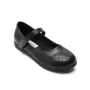 Custom High Quality Kid Pu Leather Shoes Children’s Mary Jane Shoes Black School Shoes for Girls