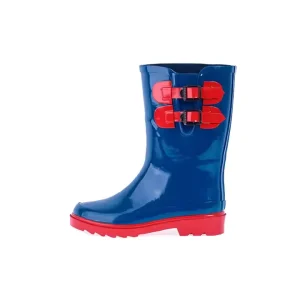 Custom Kids Buckle No Printing Children Toddler Waterproof Rubber Rainboots