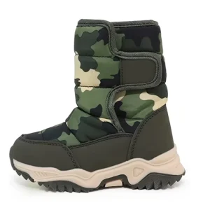 Custom Kids Children Warm Waterproof Snow Boots Outdoor Footwear Shoes