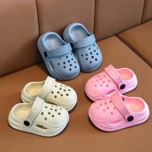 Custom Kids EVA Garden Clogs Slippers Classic Summer Fashion Hole Shoes for 1-12 Years Boys Girls Breathable Closed Design