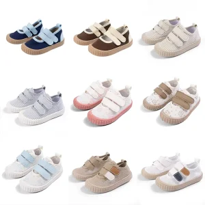 Custom Kids Outdoor Indoor Flat Sneakers Low Top Toddler Casual Walking Shoes