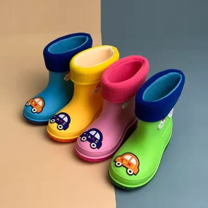 Custom Kids Rain Boots for Any Season in Waterproof PVC