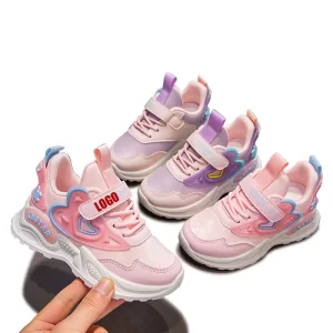 Custom Kids Shoes Children Casual Mesh Breathable Toddler Boys Girls Sport Shoes Outdoor Tennis Fashion Kids Sneakers
