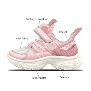 Custom Kids Sneaker Manufacturer Height increasing Anti slip Boys and Girls Children Casual Shoes