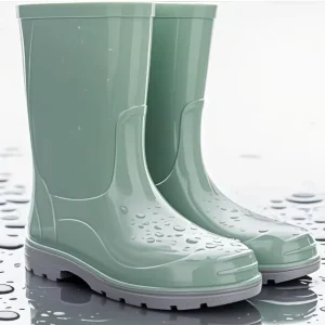 Custom Lightweight Natural Rubber Wellington Rain Boots for Kids Waterproof Summer Rain Shoes for Toddlers