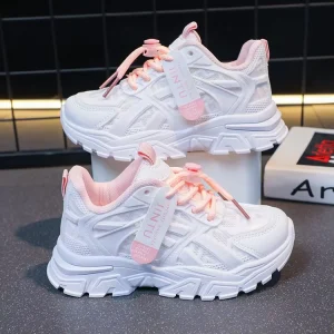 Custom Logo Boys Trainers Kids Sneakers Athletic Casual Running Shoes Children Walking Style Sports Shoes