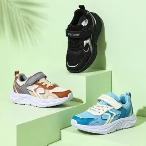 Custom Logo OEM Kids Casual Sport Shoes Mesh Upper with EVA Midsole Breathable Anti-Slip for Running Walking