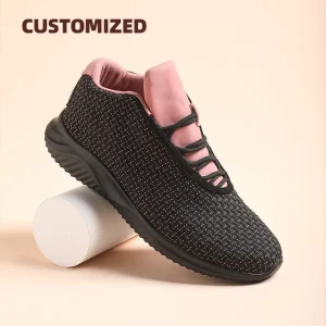 Custom Logo Winter Fashion Shoe Running for Cushion Breathable Mesh Upper White New Trending Leather Sole Mens Women Kids Sports