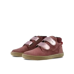 Custom Logo Zero Drop Wide Toebox Walking Running Barefoot Shoes Leather and Suede for Kids
