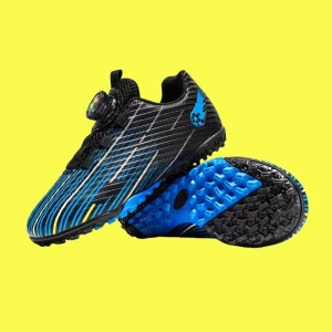 Custom Low Top Training Breathable Leather Professional Soccer Shoes Cleats for Kids