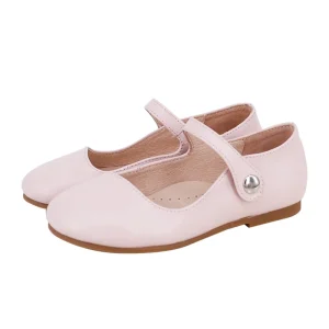 Custom Made Pink Princess Little Girls Shoes Genuine Leather Children’s Dress Mary Jane Shoes for Kids Girl