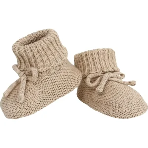Custom Newborn First Walker Booties Winter Warm Breathable Thick Knitted Cotton Blend Anti-slip