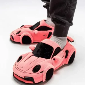 Custom Plush Toy Autumn/Winter Warm Stuffed Cotton Slippers Indoor Home Plush Slipper Sneaker Car Slipper