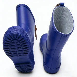 Custom Print Rain Shoes for Kids Rubber Wellington Mid-calf Rain Boots