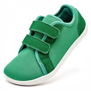Custom Professional Breathable Lightweight Wide Toe Box Zero Drop Kids Boys Girls Minimalist Barefoot Shoes Textile