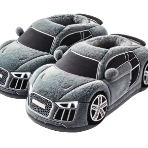 Custom Racing Car Shape Slippers Comfortable Warm Slippers for Car Enthusiasts in Winter